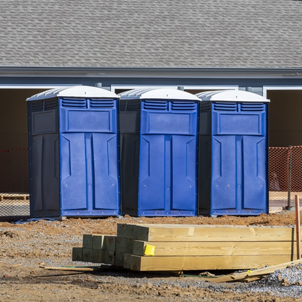 how do you ensure the porta potties are secure and safe from vandalism during an event in Huntington Bay